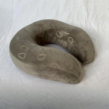 Maxbell Napping Pillow U Shape Comfortable Washable Neck Pad for Airplane Office Car