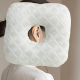 Maxbell Ear Piercing Pillow for Cnh Ear Inflammation Pressure Sores Comfortable White