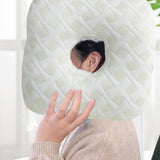 Maxbell Ear Piercing Pillow for Cnh Ear Inflammation Pressure Sores Comfortable White