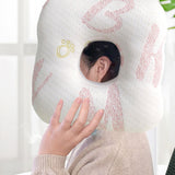 Maxbell Ear Piercing Pillow for Cnh Ear Inflammation Pressure Sores Comfortable Pink