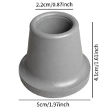 Maxbell 4x Replacement Feet for Shower Chair Bath Seat Sturdy for Tub Transfer Bench 2.2cm