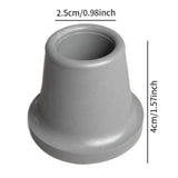Maxbell 4x Replacement Feet for Shower Chair Bath Seat Sturdy for Tub Transfer Bench 2.5cm