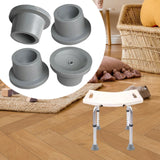 Maxbell 4x Replacement Feet for Shower Chair Bath Seat Sturdy for Tub Transfer Bench 3.2cm