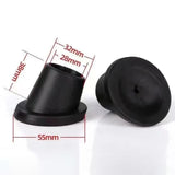 Maxbell 4Pcs Replacement Feet Accessories for Commode Chair Universal Chair Leg Cap 28mm