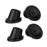 Maxbell 4Pcs Replacement Feet Accessories for Commode Chair Universal Chair Leg Cap 28mm