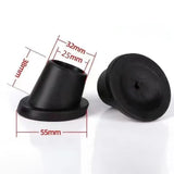 Maxbell 4Pcs Replacement Feet Accessories for Commode Chair Universal Chair Leg Cap 25mm