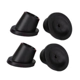Maxbell 4Pcs Replacement Feet Accessories for Commode Chair Universal Chair Leg Cap 25mm