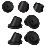 Maxbell 4Pcs Replacement Feet Accessories for Commode Chair Universal Chair Leg Cap 25mm