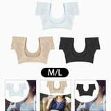 Maxbell Underarm Sweat Vest Women Yoga Reusable for Sweating Armpit Sweatproof Shirt Light Blue M