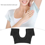Maxbell Underarm Sweat Vest Women Yoga Reusable for Sweating Armpit Sweatproof Shirt Black M
