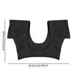 Maxbell Underarm Sweat Vest Women Yoga Reusable for Sweating Armpit Sweatproof Shirt Black L