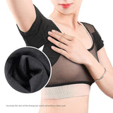 Maxbell Underarm Sweat Vest Elastic Breathable for Fitness Women Girl Ladies T Shirt XL Black