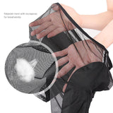 Maxbell Underarm Sweat Vest Elastic Breathable for Fitness Women Girl Ladies T Shirt XL Black