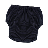 Maxbell Incontinence Adult Cloth Diaper Undewears for Elderly Disabled Woman and Man Black XS