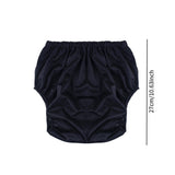 Maxbell Incontinence Adult Cloth Diaper Undewears for Elderly Disabled Woman and Man Black XS