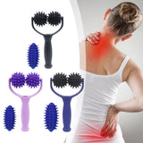 Maxbell Massage Roller Ball Portable Manual Massage Tool for Shoulder Full Body Neck Black