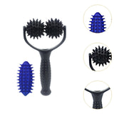 Maxbell Massage Roller Ball Portable Manual Massage Tool for Shoulder Full Body Neck Black