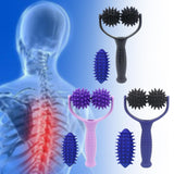 Maxbell Massage Roller Ball Portable Manual Massage Tool for Shoulder Full Body Neck Black