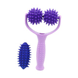 Maxbell Massage Roller Ball Portable Manual Massage Tool for Shoulder Full Body Neck Purple