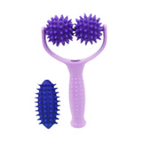 Maxbell Massage Roller Ball Portable Manual Massage Tool for Shoulder Full Body Neck Purple