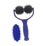 Maxbell Massage Roller Ball Portable Manual Massage Tool for Shoulder Full Body Neck Blue