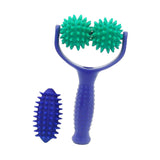 Maxbell Massage Roller with Handle Workout Convenient Manual for Legs Full Body