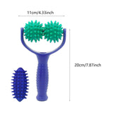 Maxbell Massage Roller with Handle Workout Convenient Manual for Legs Full Body