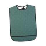 Maxbell Large Elder Bib Washable Reusable Practical Adult Bibs for Eating for Adults Green S