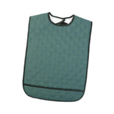 Maxbell Large Elder Bib Washable Reusable Practical Adult Bibs for Eating for Adults Green S
