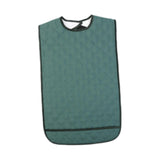 Maxbell Large Elder Bib Washable Reusable Practical Adult Bibs for Eating for Adults Green M