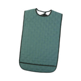 Maxbell Large Elder Bib Washable Reusable Practical Adult Bibs for Eating for Adults Green M