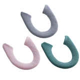 Maxbell Toilet Seat Cover Universal Washable Modern Pad for Dorm Household Farmhouse Deep Gray