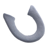 Maxbell Toilet Seat Cover Universal Washable Modern Pad for Dorm Household Farmhouse Deep Gray