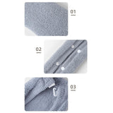 Maxbell Toilet Seat Cover Universal Washable Modern Pad for Dorm Household Farmhouse Deep Gray