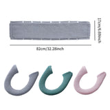 Maxbell Toilet Seat Cover Universal Washable Modern Pad for Dorm Household Farmhouse Deep Green