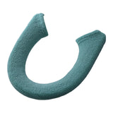 Maxbell Toilet Seat Cover Universal Washable Modern Pad for Dorm Household Farmhouse Deep Green