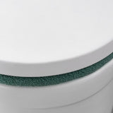 Maxbell Toilet Seat Cover Universal Washable Modern Pad for Dorm Household Farmhouse Deep Green