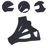 Maxbell Anti-snoring Chin Strap Comfortable Premium Snoring Stopper for Adults Child Black