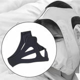 Maxbell Anti-snoring Chin Strap Comfortable Premium Snoring Stopper for Adults Child Black