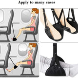 Maxbell Airplane Foot Hammock Travel Airplane Footrest for Air Plane Under Desk Home