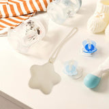 Maxbell Pacifier Holder Case Travel Multipurpose Five Pointed Star Shaped Beige