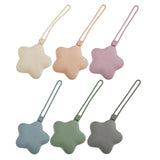 Maxbell Pacifier Holder Case Travel Multipurpose Five Pointed Star Shaped Beige