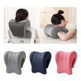 Maxbell Neck Support for Office Chair Removable Cover Desk Napping Pillow for Adults Gray