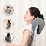 Maxbell Neck Support for Office Chair Removable Cover Desk Napping Pillow for Adults Gray