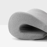 Maxbell Neck Support for Office Chair Removable Cover Desk Napping Pillow for Adults Gray