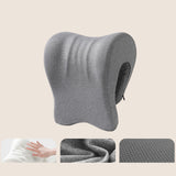 Maxbell Neck Support for Office Chair Removable Cover Desk Napping Pillow for Adults Gray
