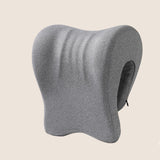 Maxbell Neck Support for Office Chair Removable Cover Desk Napping Pillow for Adults Gray