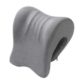 Maxbell Neck Support for Office Chair Removable Cover Desk Napping Pillow for Adults Gray