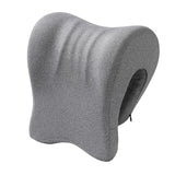 Maxbell Neck Support for Office Chair Removable Cover Desk Napping Pillow for Adults Gray