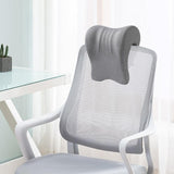 Maxbell Neck Support for Office Chair Removable Cover Desk Napping Pillow for Adults Gray